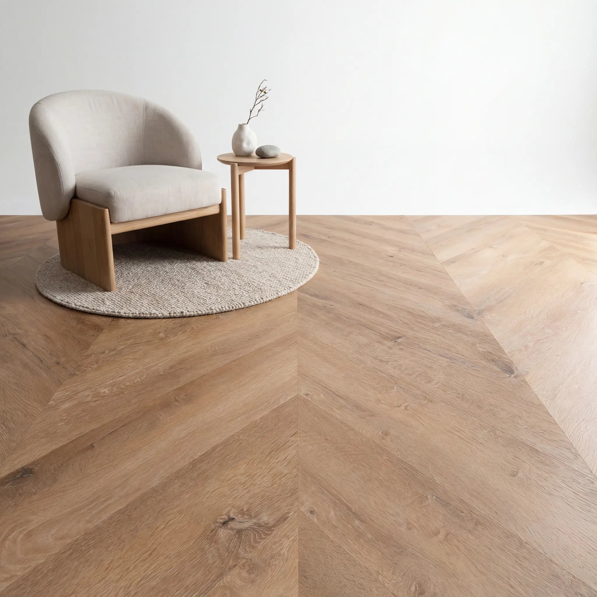 Lux Tenebrae Chevron Warm Oak Plak PVC - Afbeelding 4