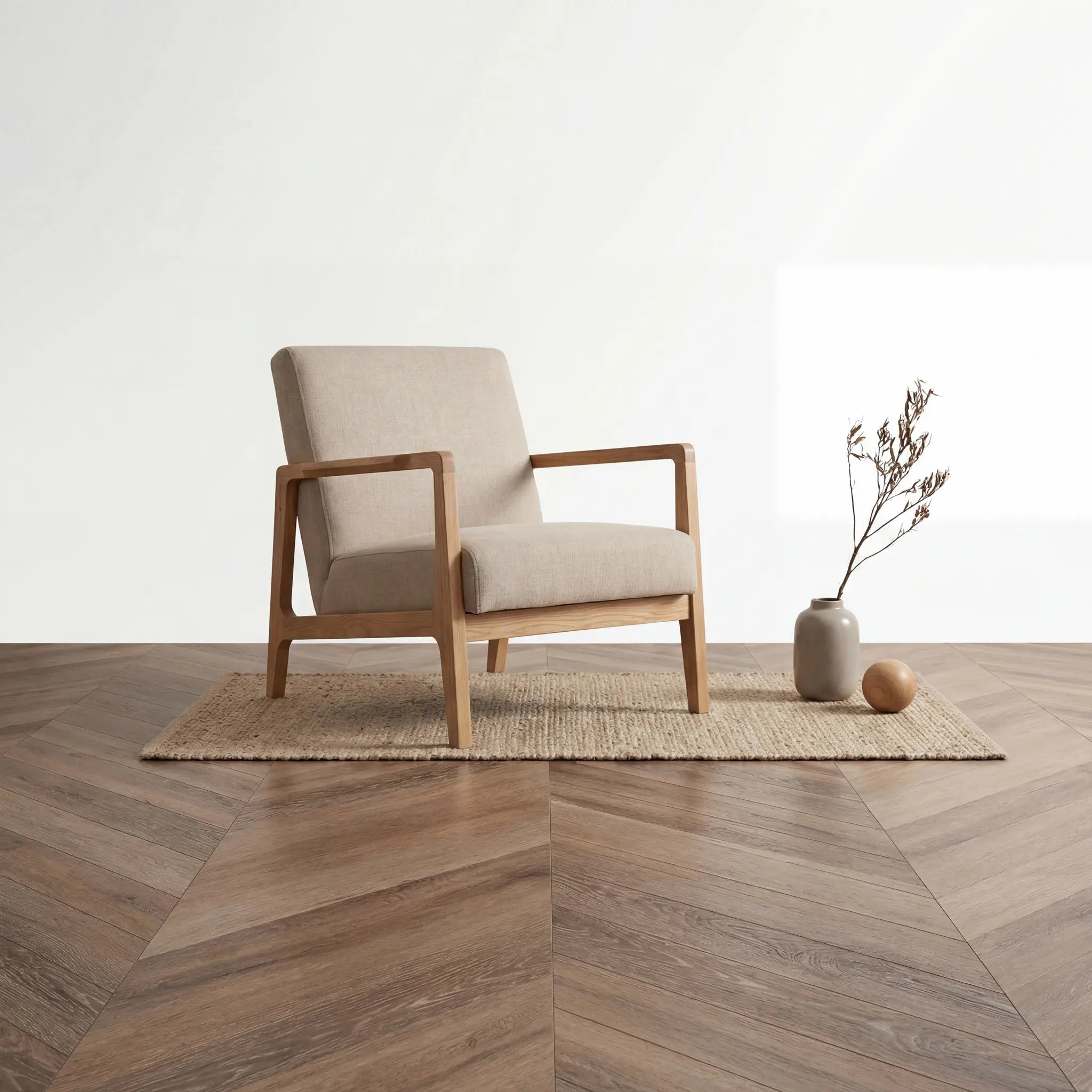 Lux Tenebrae Chevron Dark Oak Plak PVC - Afbeelding 2