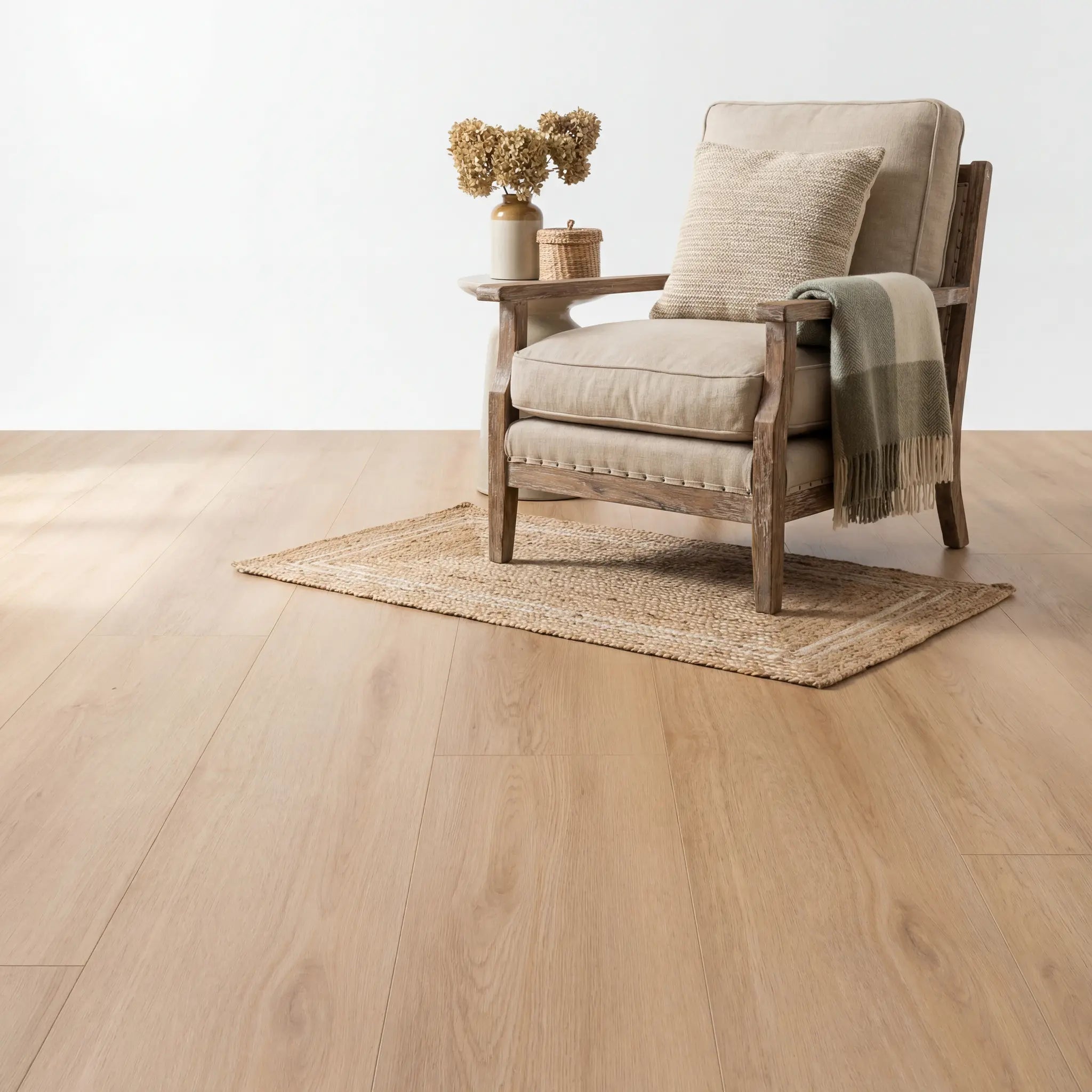 Madera Rechte Plank Beige Plak PVC - Afbeelding 6