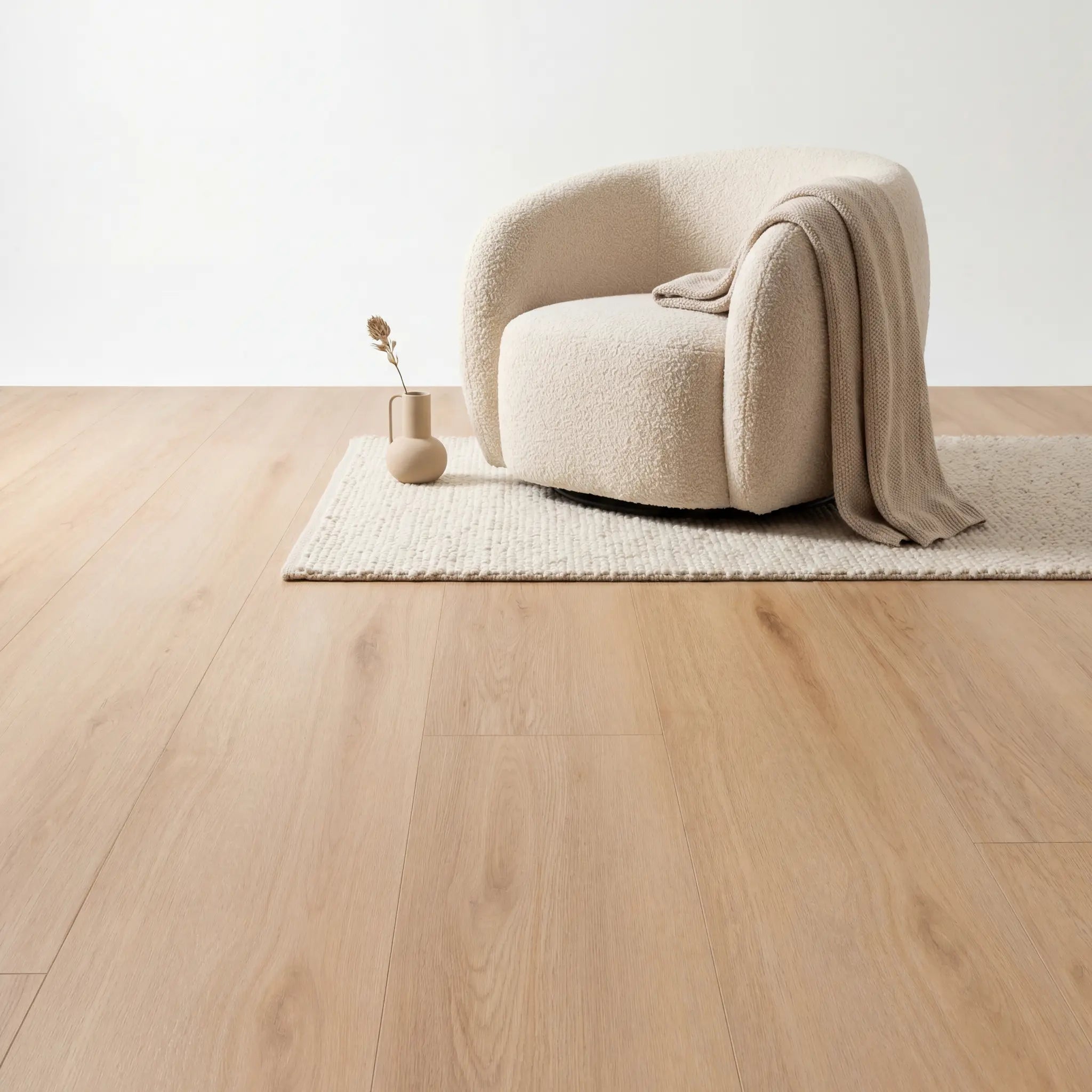 Madera Rechte Plank Beige Plak PVC - Afbeelding 3
