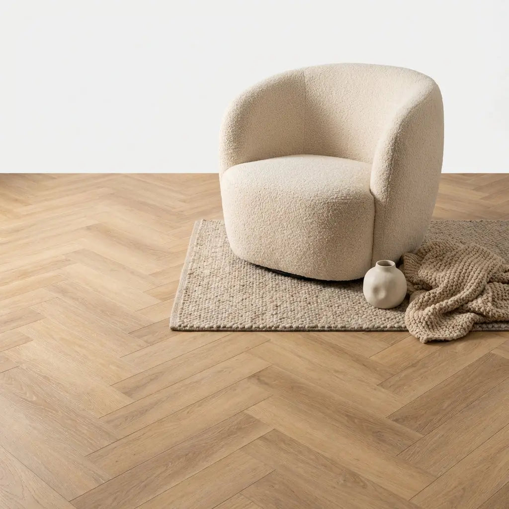 Madera Visgraat Natural Plak PVC - Afbeelding 4