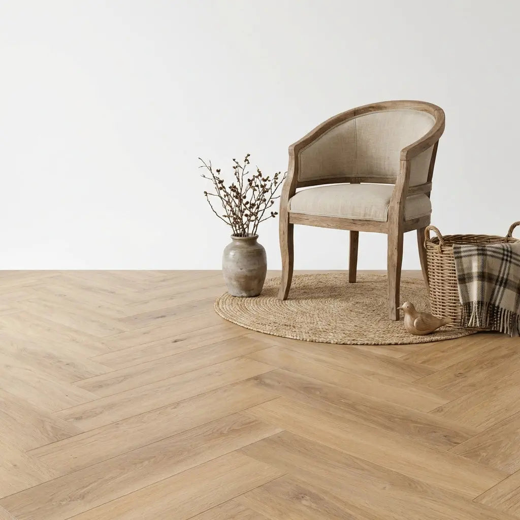 Madera Visgraat Natural Plak PVC - Afbeelding 5