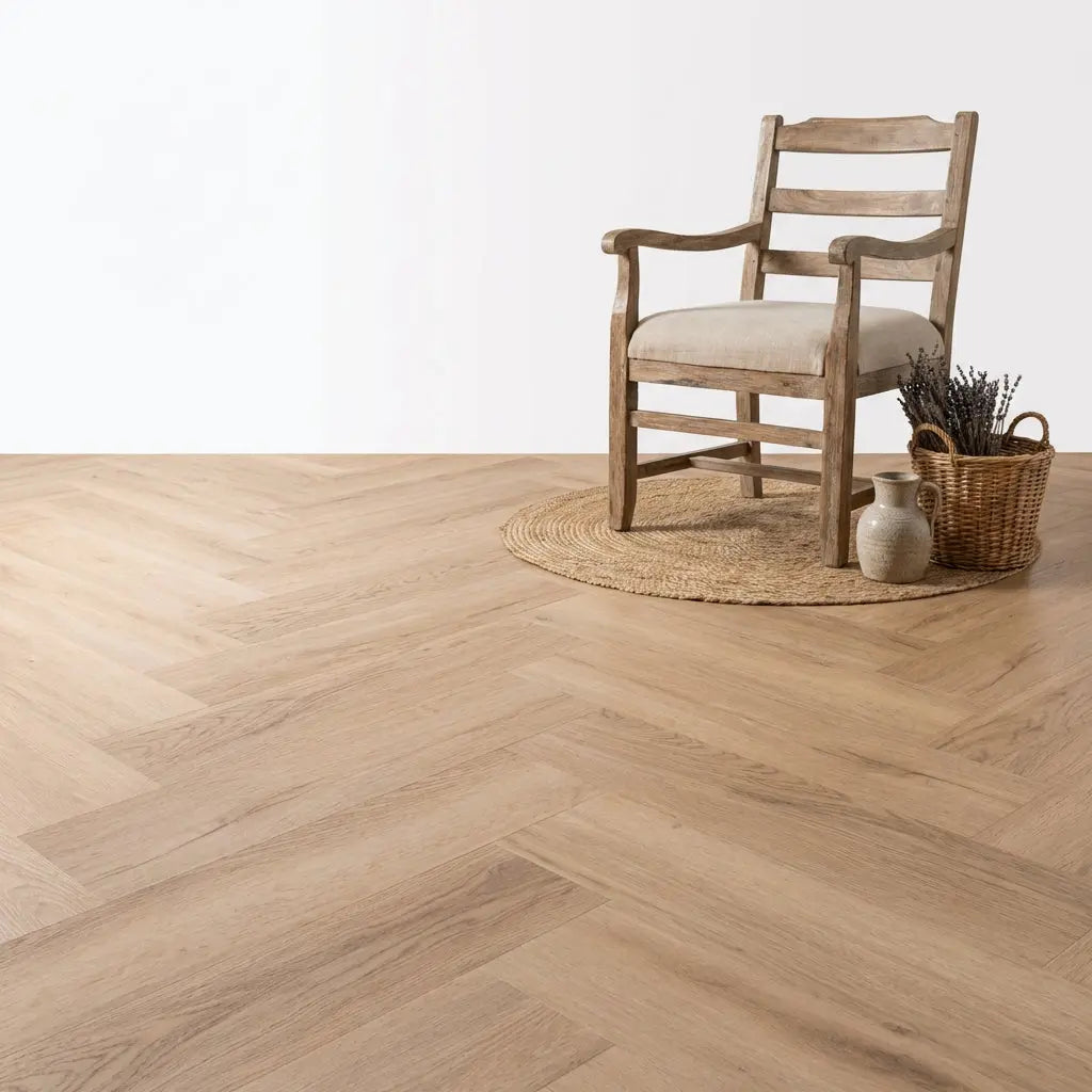 Madera Visgraat Smoky Plak PVC - Afbeelding 3