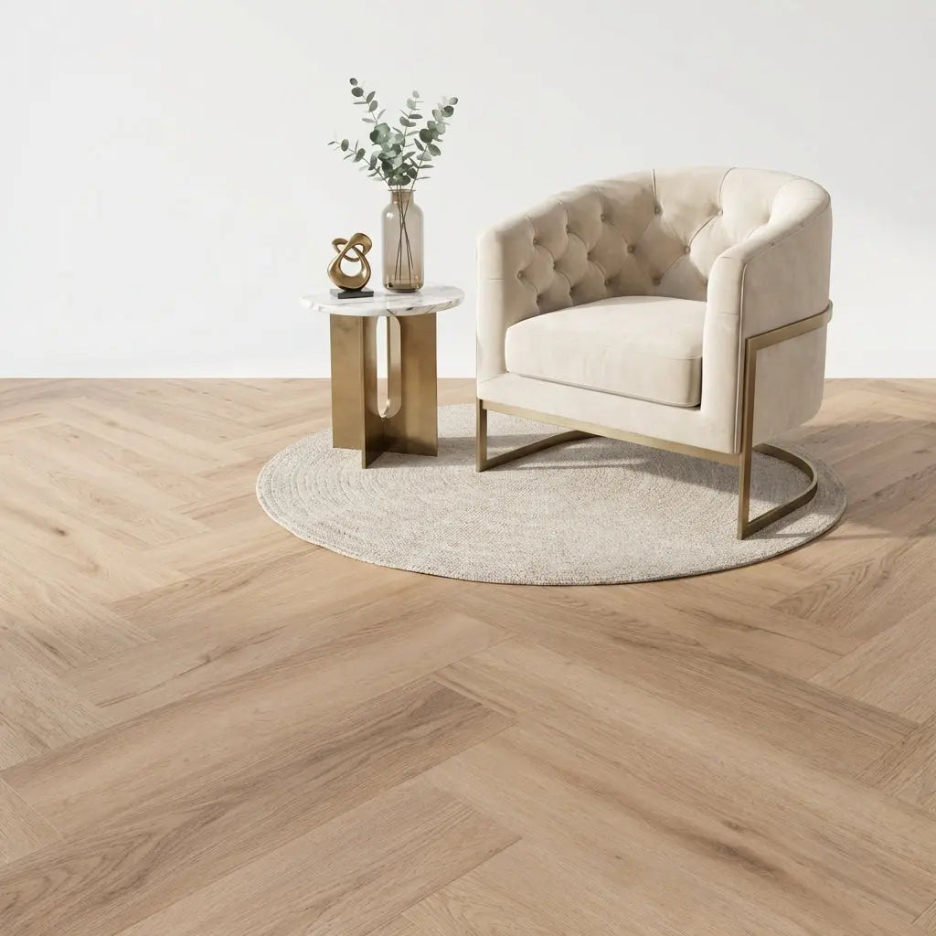 Madera Visgraat Smoky Plak PVC - Afbeelding 5