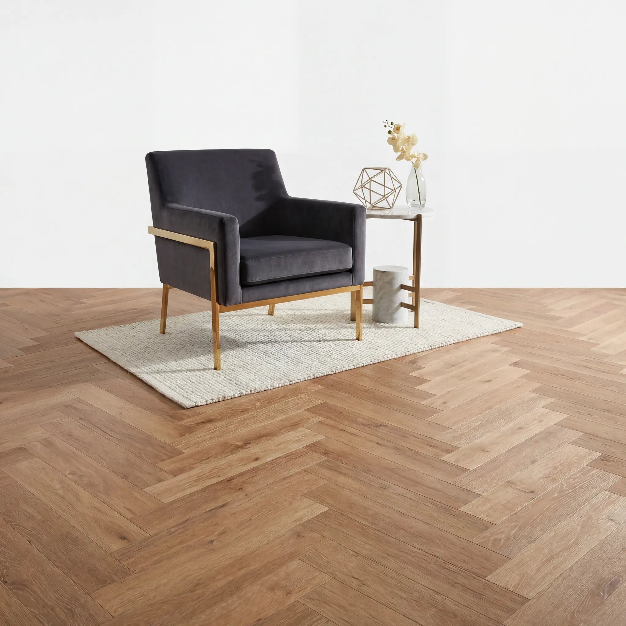 Lux Tenebrae Visgraat Warm Oak Plak PVC - Afbeelding 3