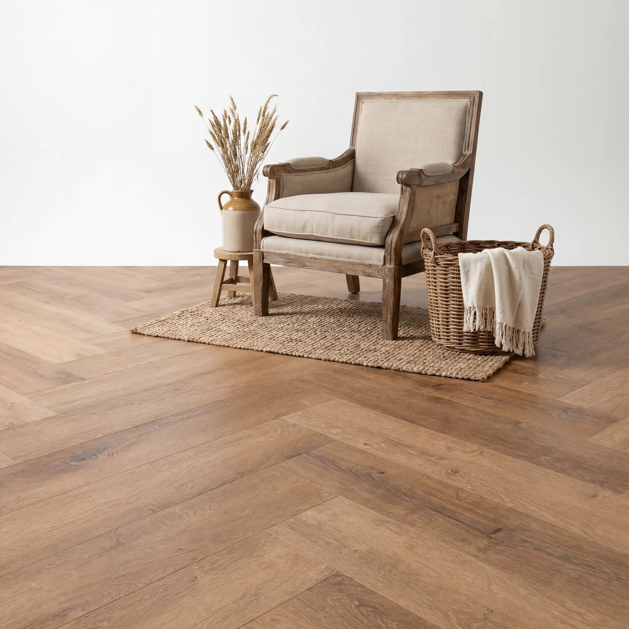 Lux Tenebrae Visgraat Warm Oak Plak PVC - Afbeelding 5