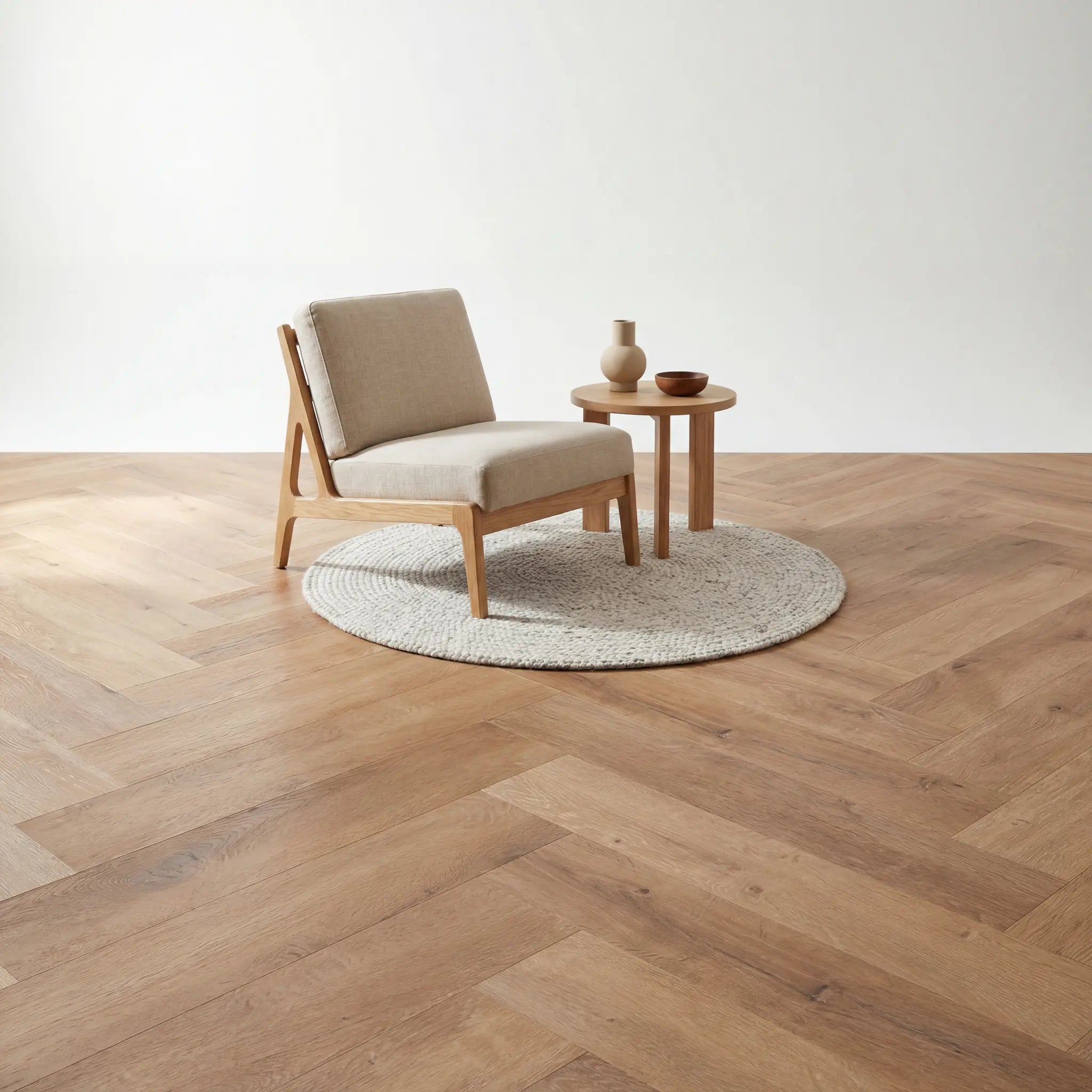 Lux Tenebrae Visgraat Warm Oak Plak PVC - Afbeelding 6