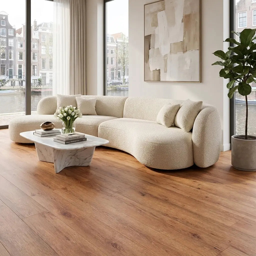 Dunea Rechte Plank Warm Oak Klik PVC - Afbeelding 4