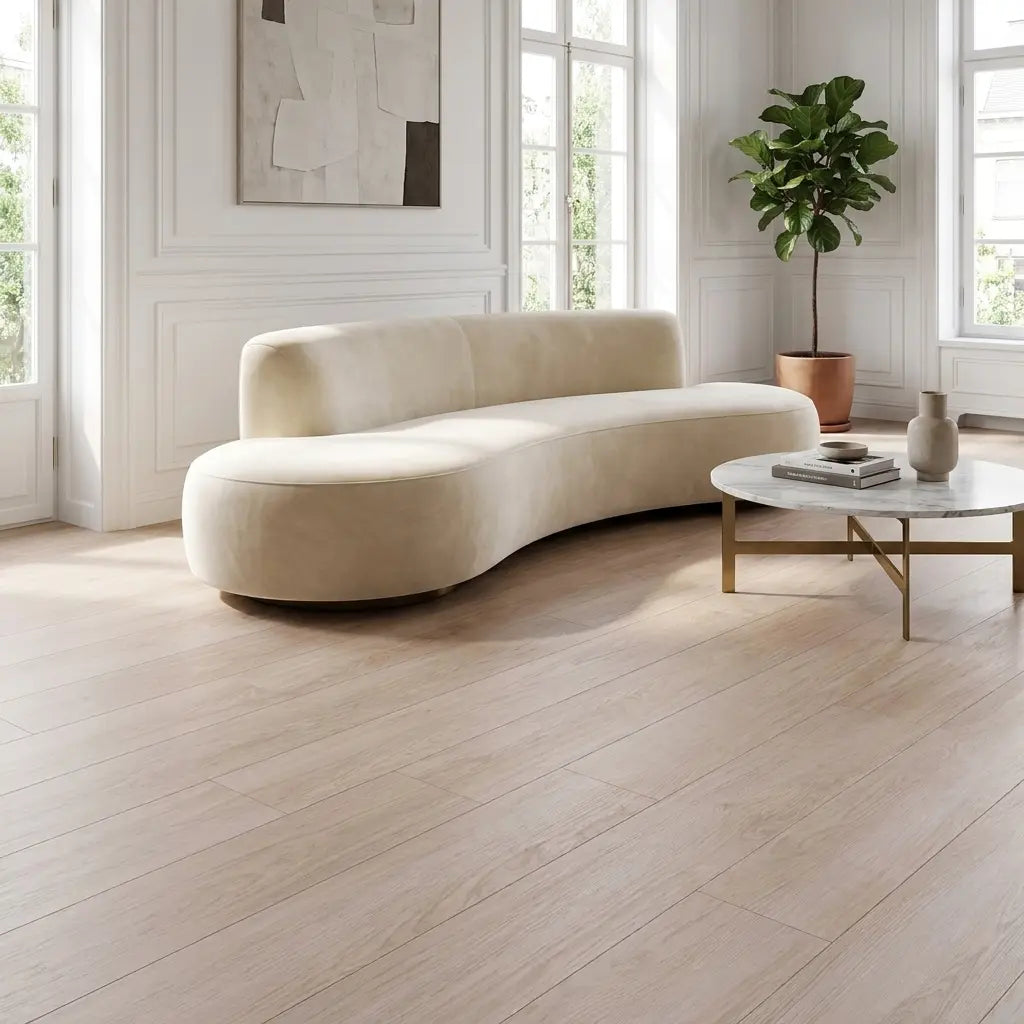 Dunea Rechte Plank Beige Oak Klik PVC - Afbeelding 4