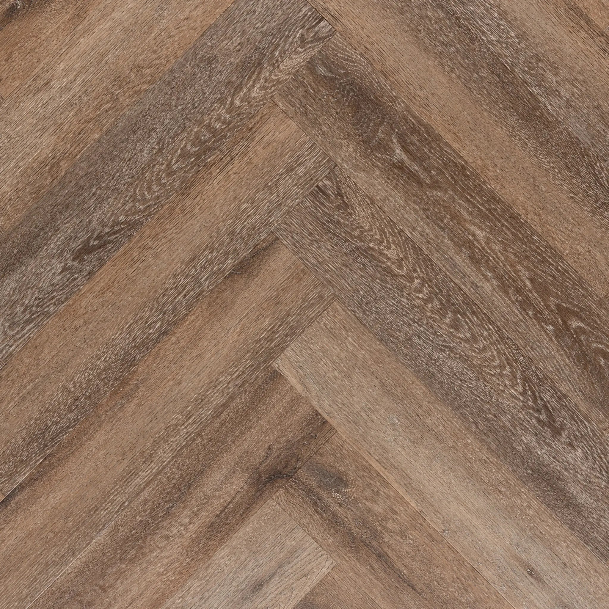 Lux Tenebrae Visgraat Dark Oak Plak PVC
